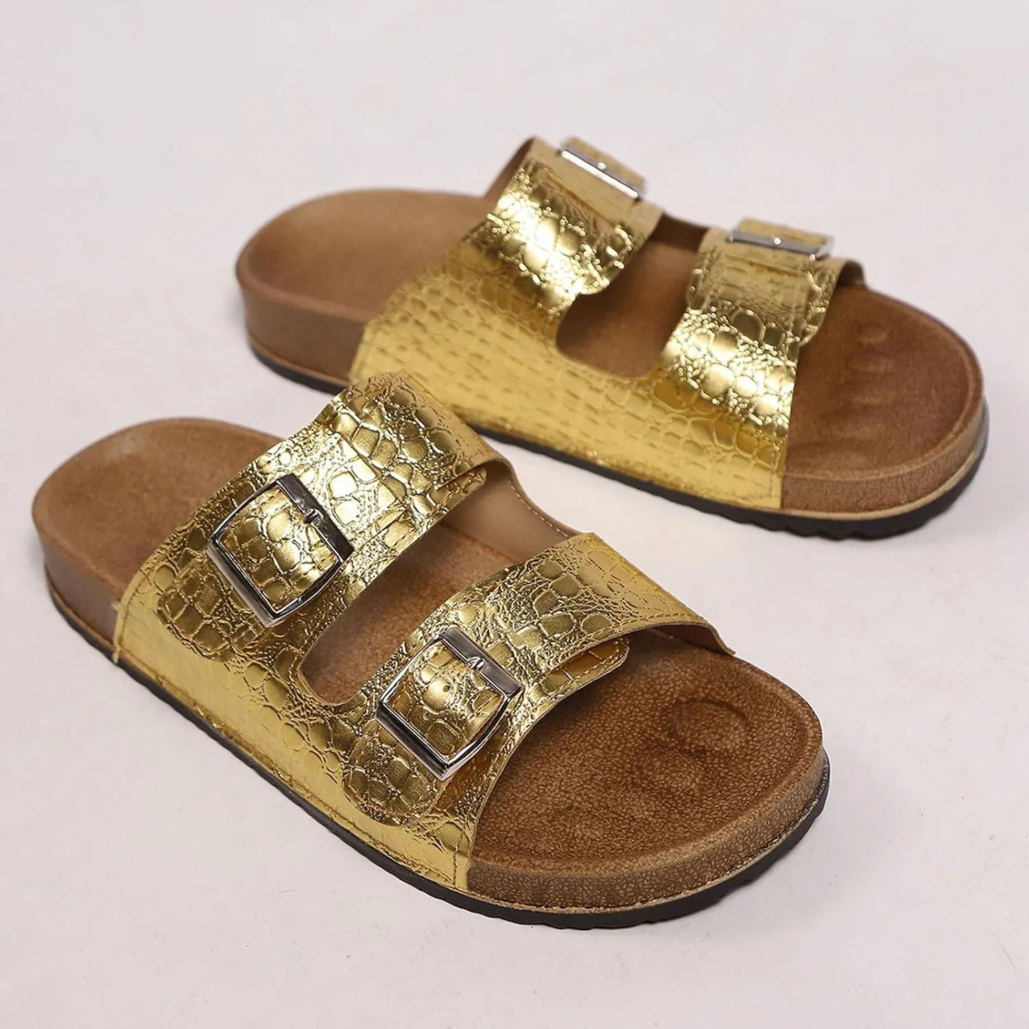 2025 Flats Sandals for Women Summer Beach Vacation Slippers Fashion Ladies Dress Shoes Non-Slip Dance Party Casual Shoe Comfortable Breathable Walking Footwear Indoor/Outdoor Open Toe Slip-On Slides