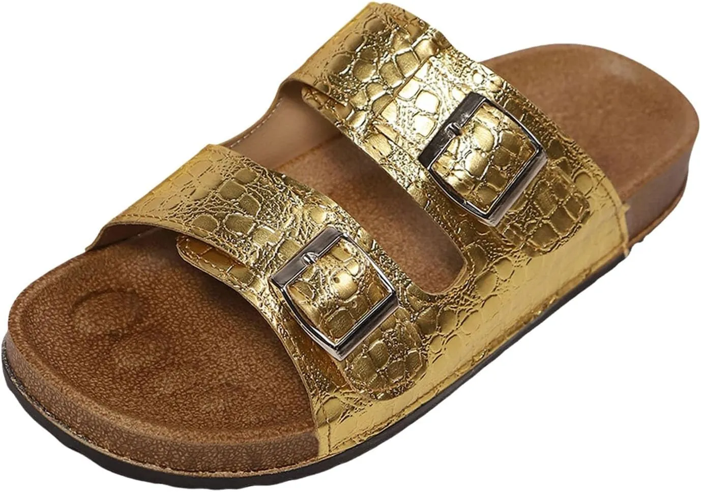 2025 Flats Sandals for Women Summer Beach Vacation Slippers Fashion Ladies Dress Shoes Non-Slip Dance Party Casual Shoe Comfortable Breathable Walking Footwear Indoor/Outdoor Open Toe Slip-On Slides