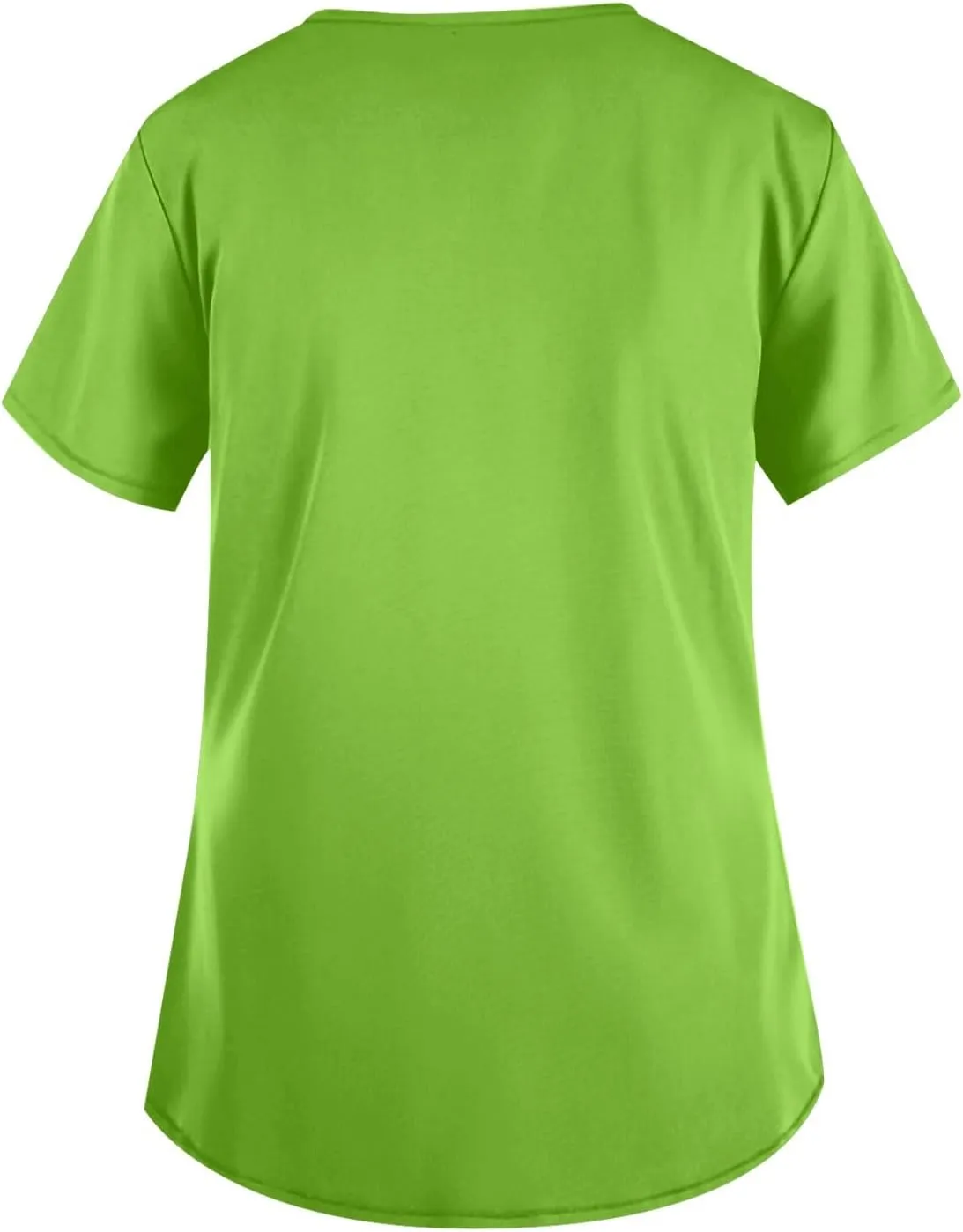 2025 Scrubs for Women Short Sleeve V Neck Casual Work Uniform Tops with Pockets Shirts Workwear Scrub Tops