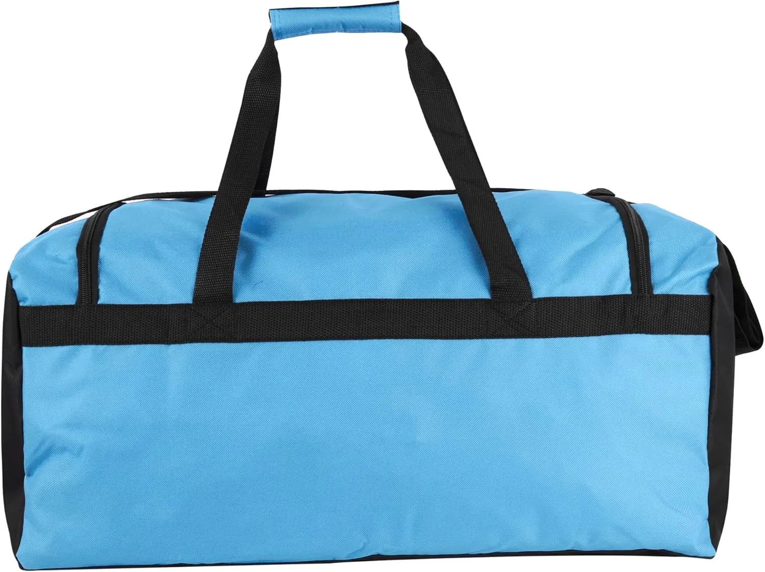 24 Pack Reflective Duffle Bags Bulk for Homeless Adults, Gym, Foster Kids Bulk Duffel Bags Wholesale (Light Blue Pack)