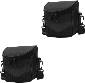 2pcs Versatile Camera Pouch Storage Bag for Outdoor Use Compact Camera Case for