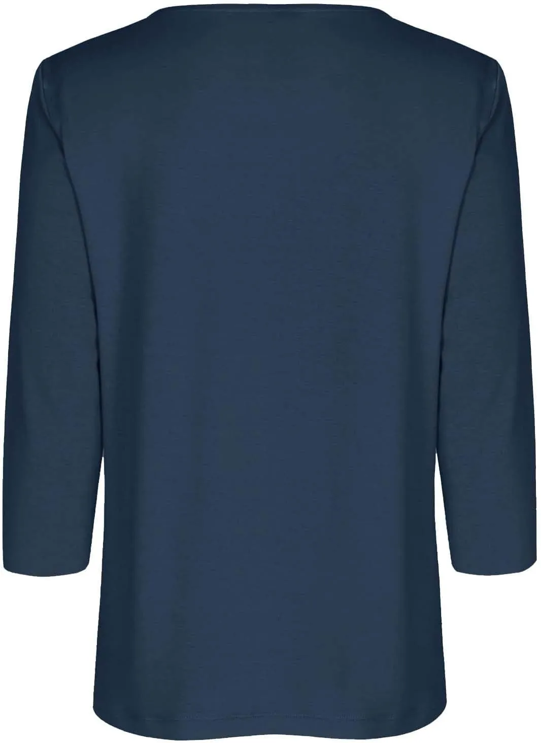 3/4 Length Sleeve Womens Tops Henley Crewneck Button Up T Shirts Dressy Casual Blouse Tunics 2024 Fall Trendy Clothes