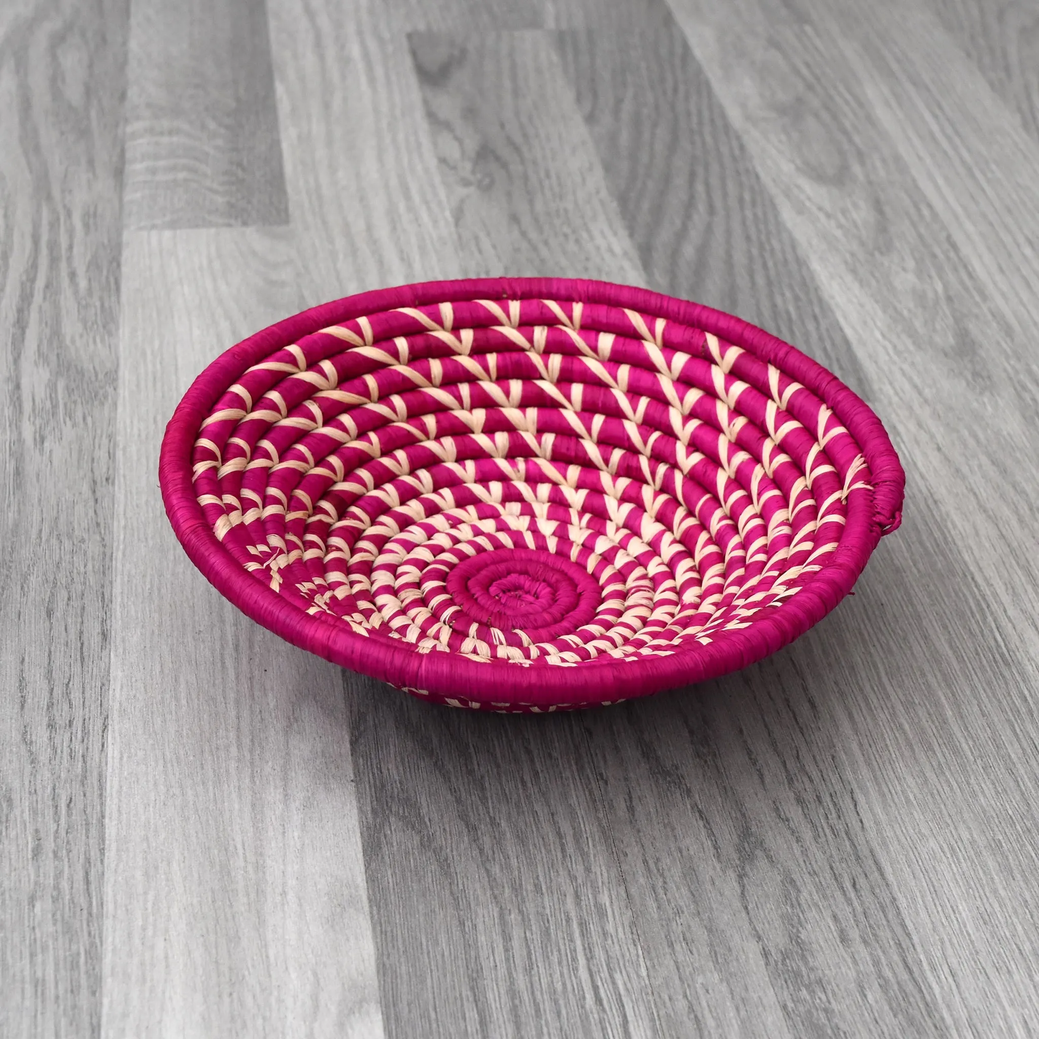 African Wall Basket Ugandan Baskets - SM01