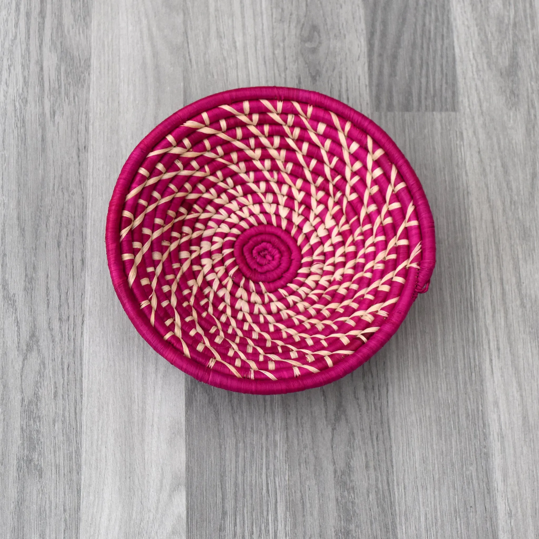 African Wall Basket Ugandan Baskets - SM01