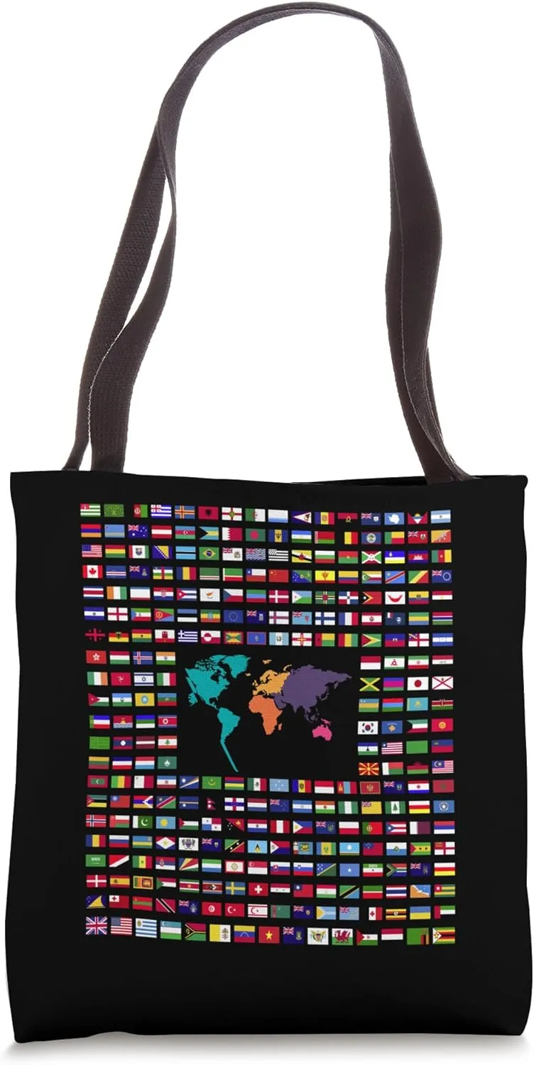 All Countries Flags Of The World 287 Flag International Tote Bag