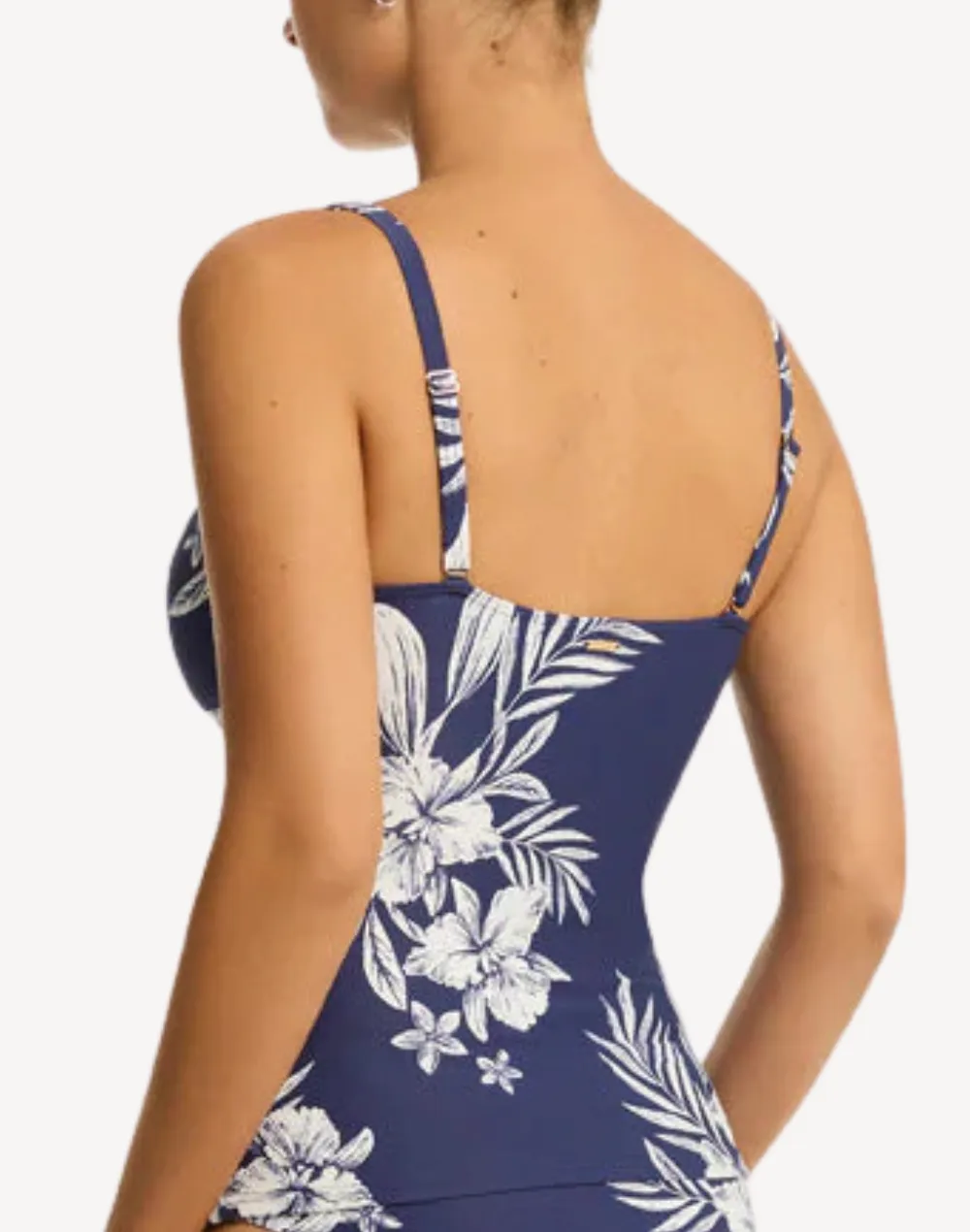 Aloha Cross Front Tankini Top
