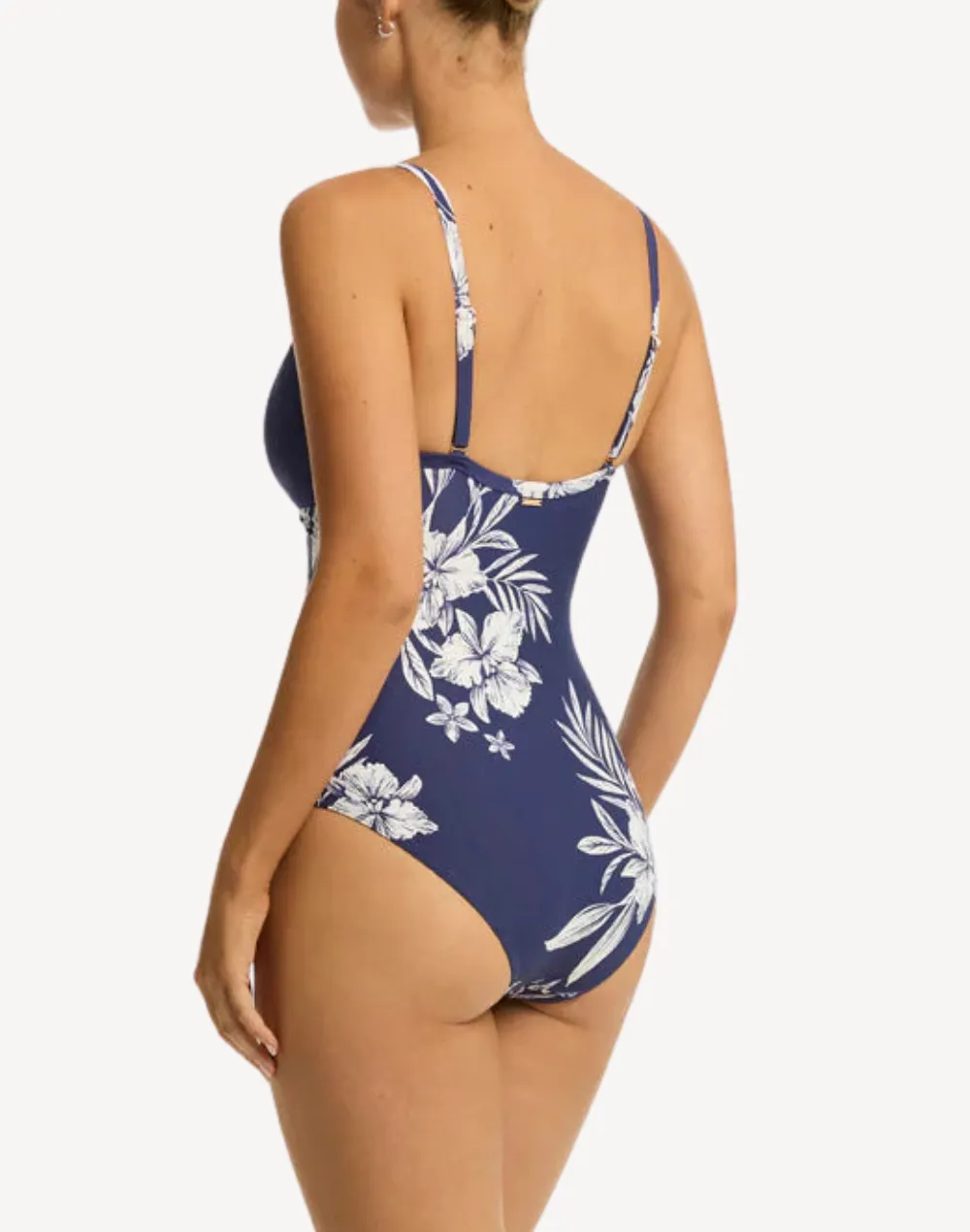 Aloha Tie Front DD/E One Piece Swimsuit
