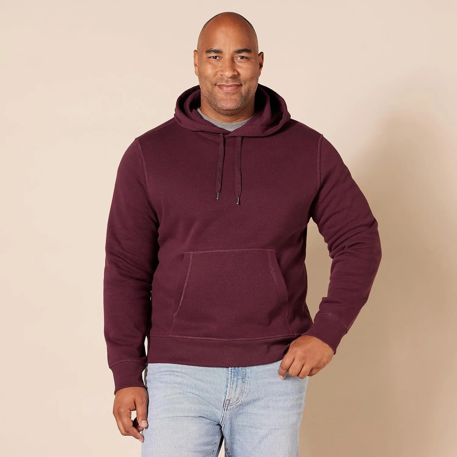 Amazon Essentials Men's Sweatshirt Hoodie, Big & Tall Options Available