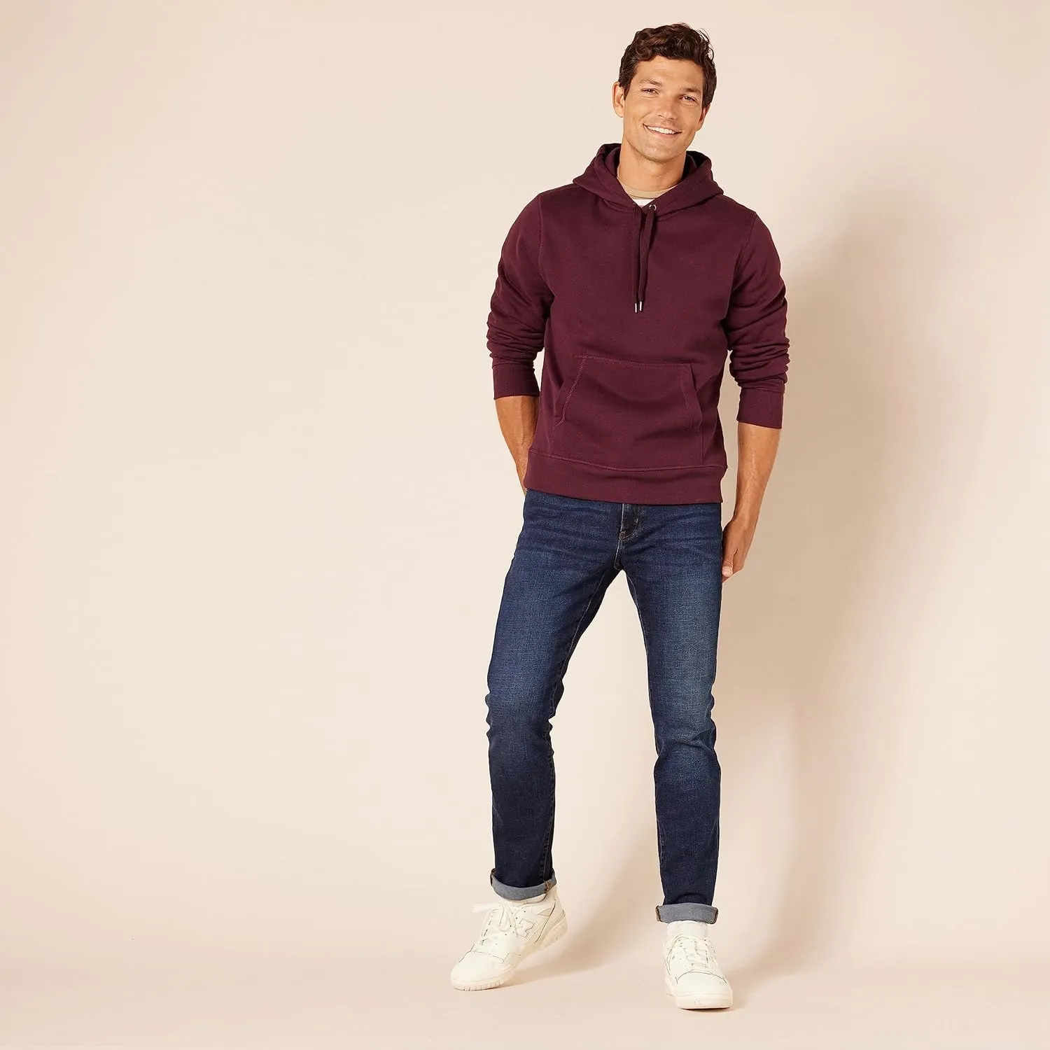 Amazon Essentials Men's Sweatshirt Hoodie, Big & Tall Options Available