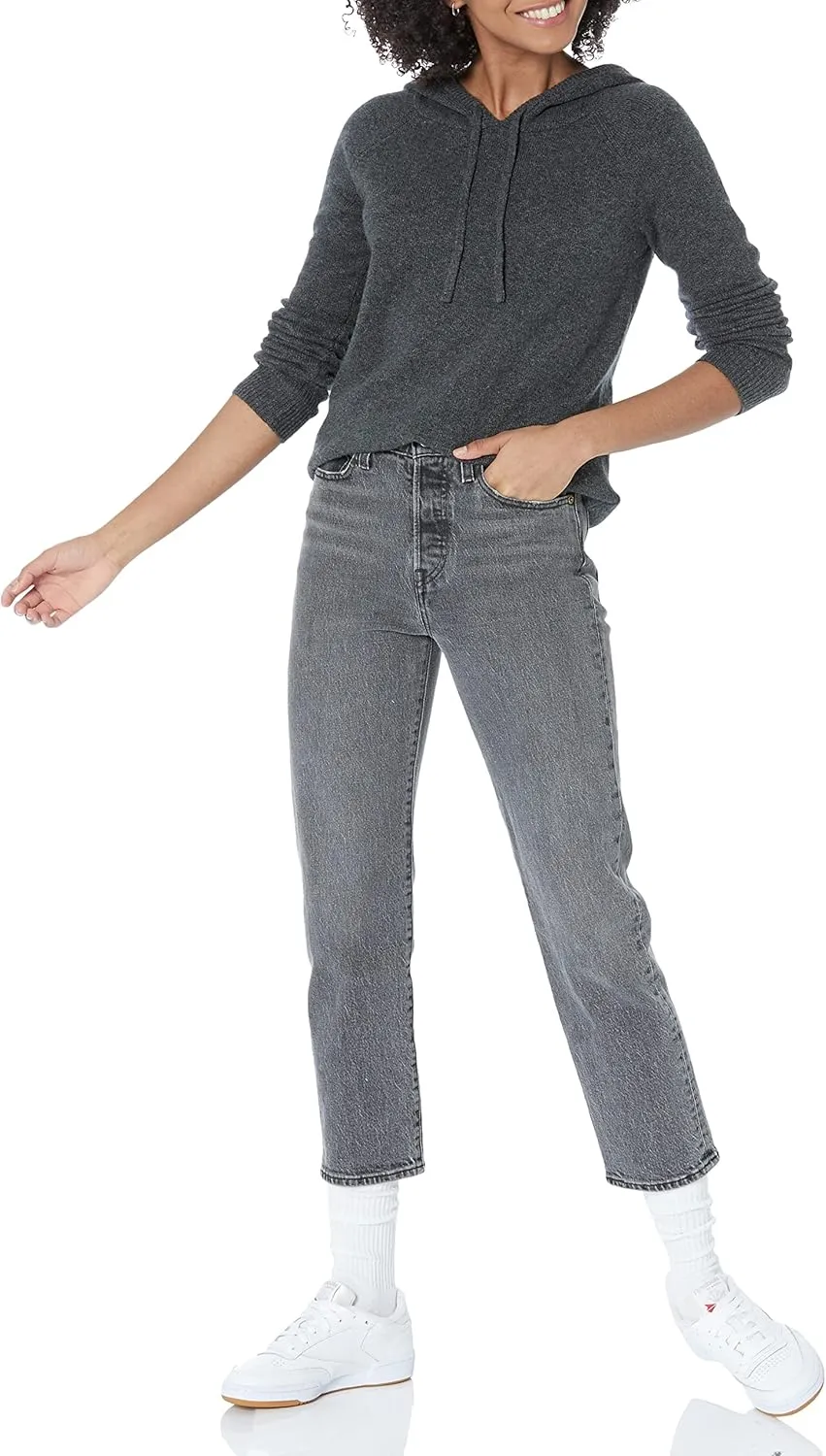 Amazon Essentials Women's Soft Touch Hooded Pullover Sweater