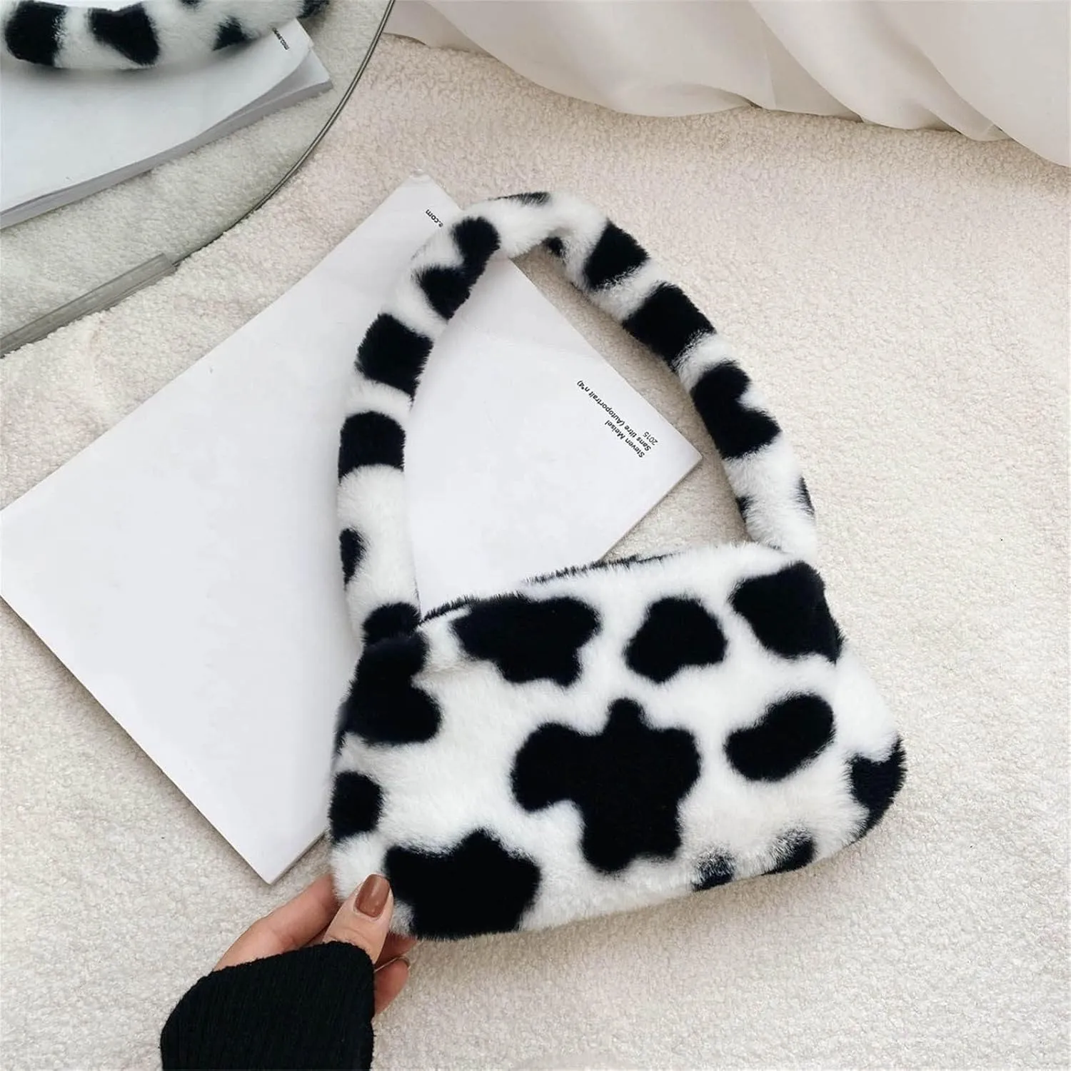 Anti Theft Crossbody Bags for Women Retro Studded Crossbody Bags Small Shoulder Purses Trendy Clutch Saddle Bag(C)