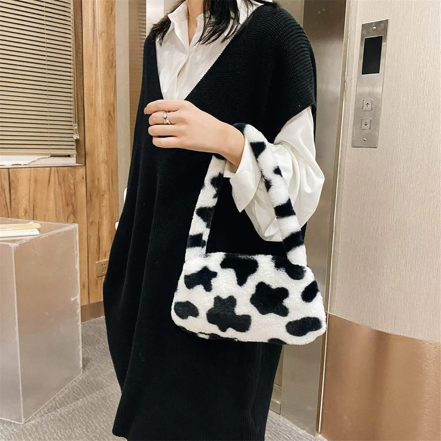 Anti Theft Crossbody Bags for Women Retro Studded Crossbody Bags Small Shoulder Purses Trendy Clutch Saddle Bag(C)