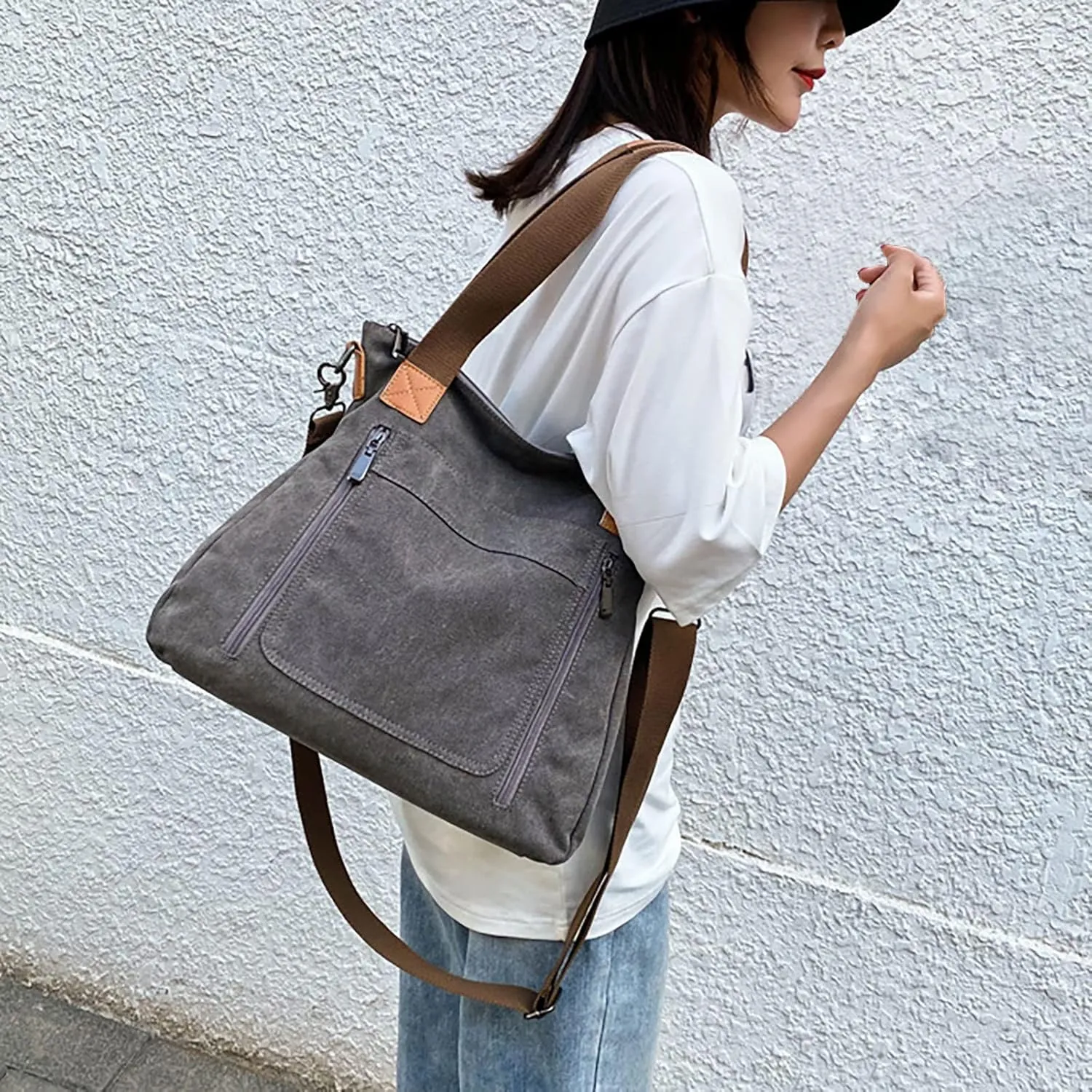 Anti Theft Shoulder Bags for Woman Retro Studded Crossbody Bags Small Shoulder Purses Womens Elegant Evening Bag(Khaki)