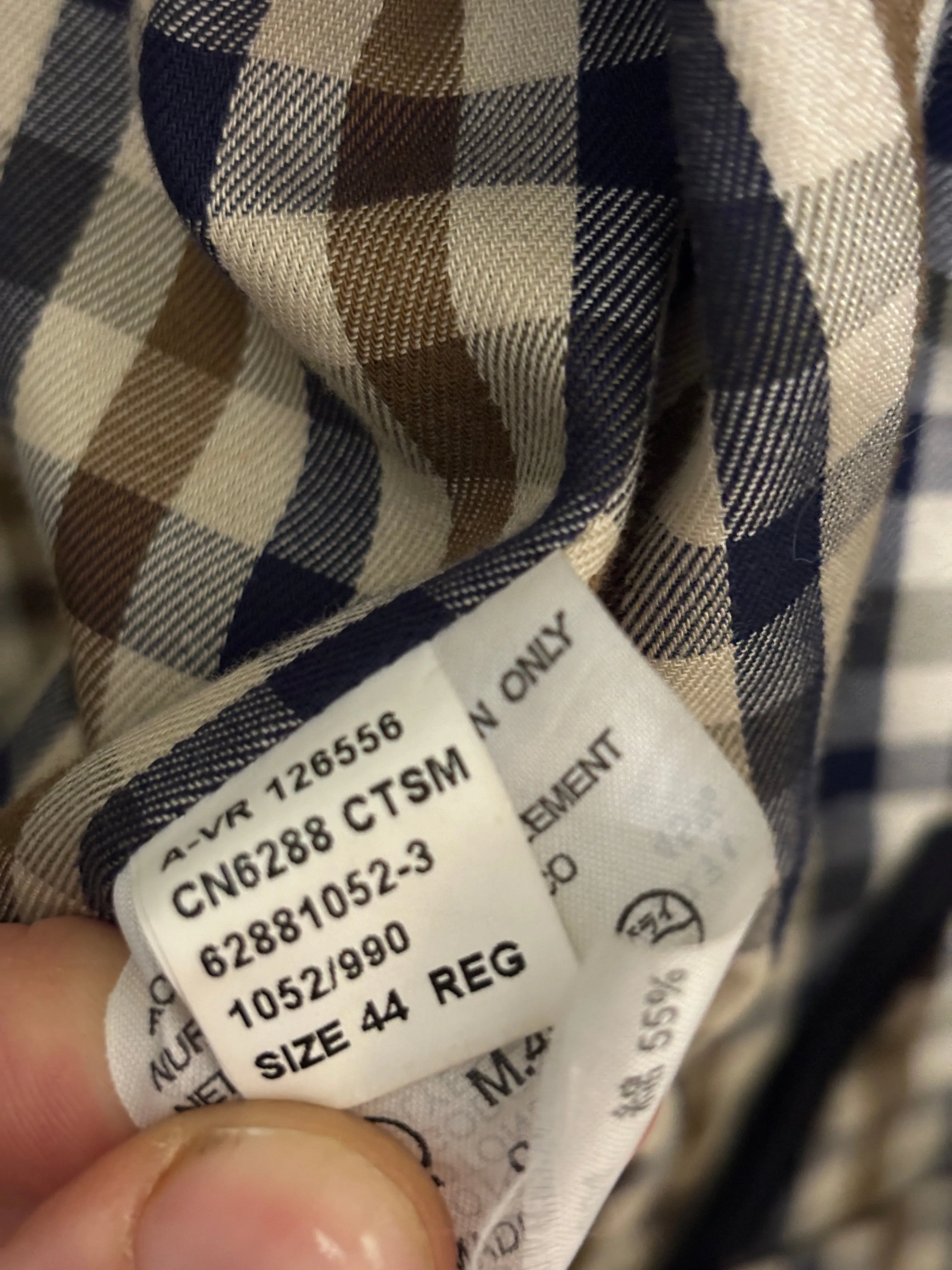 Aquascutum Black Midcalf Trench Coat 44