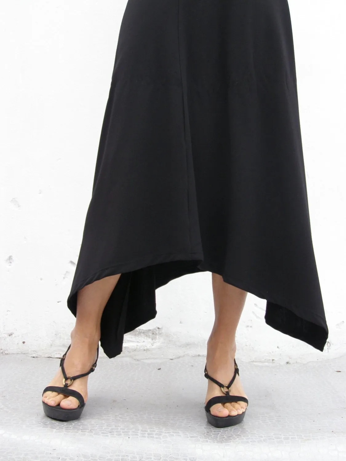 Asymmetric Triangular Skirt