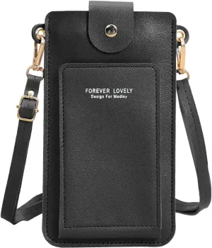 Athletic Crossbody Bags for Women Crossbody Purses and Handbags Lightweight Pocketbook Trendy Clutch Saddle Bag(Black)