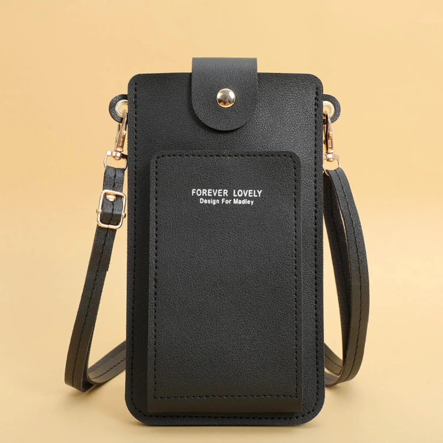 Athletic Crossbody Bags for Women Crossbody Purses and Handbags Lightweight Pocketbook Trendy Clutch Saddle Bag(Black)