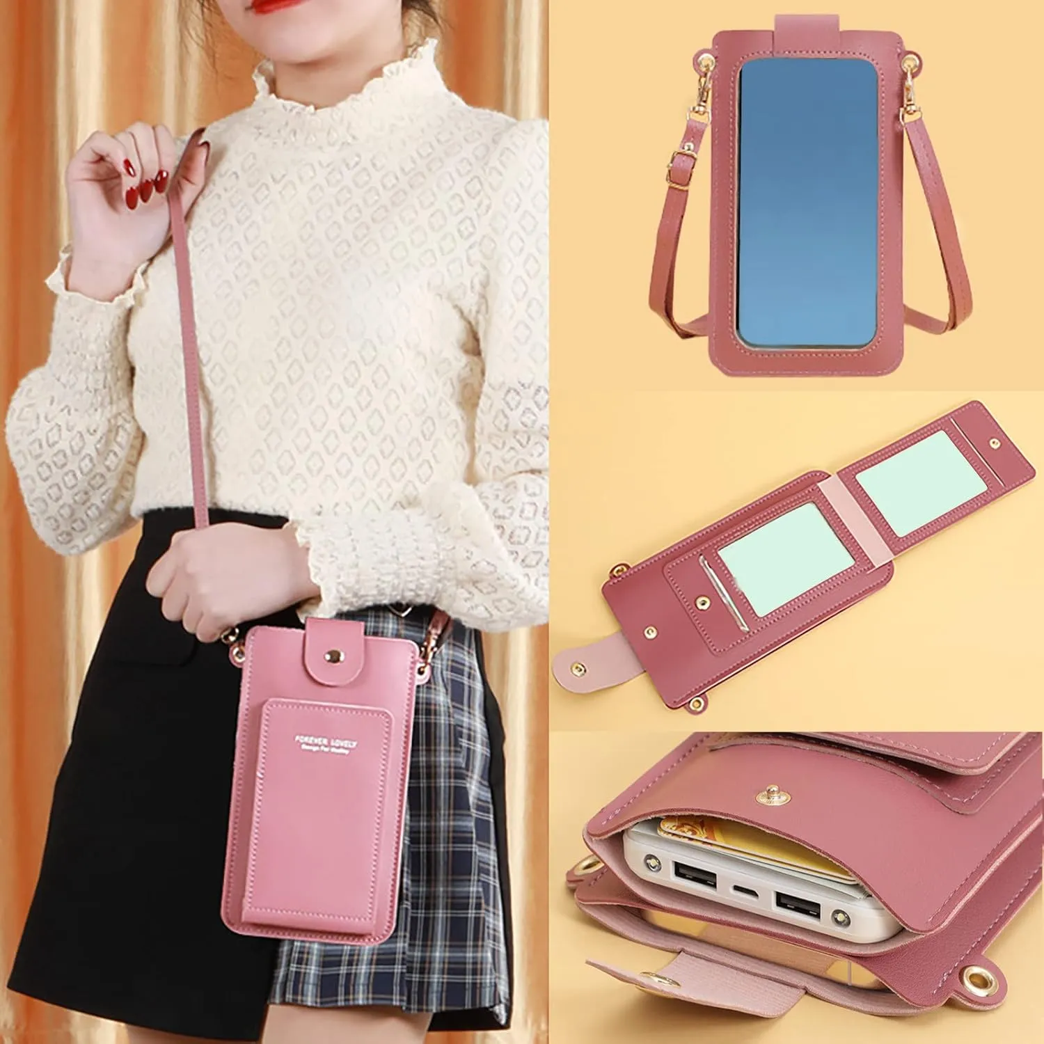 Athletic Crossbody Bags for Women Crossbody Purses and Handbags Lightweight Pocketbook Trendy Clutch Saddle Bag(D)