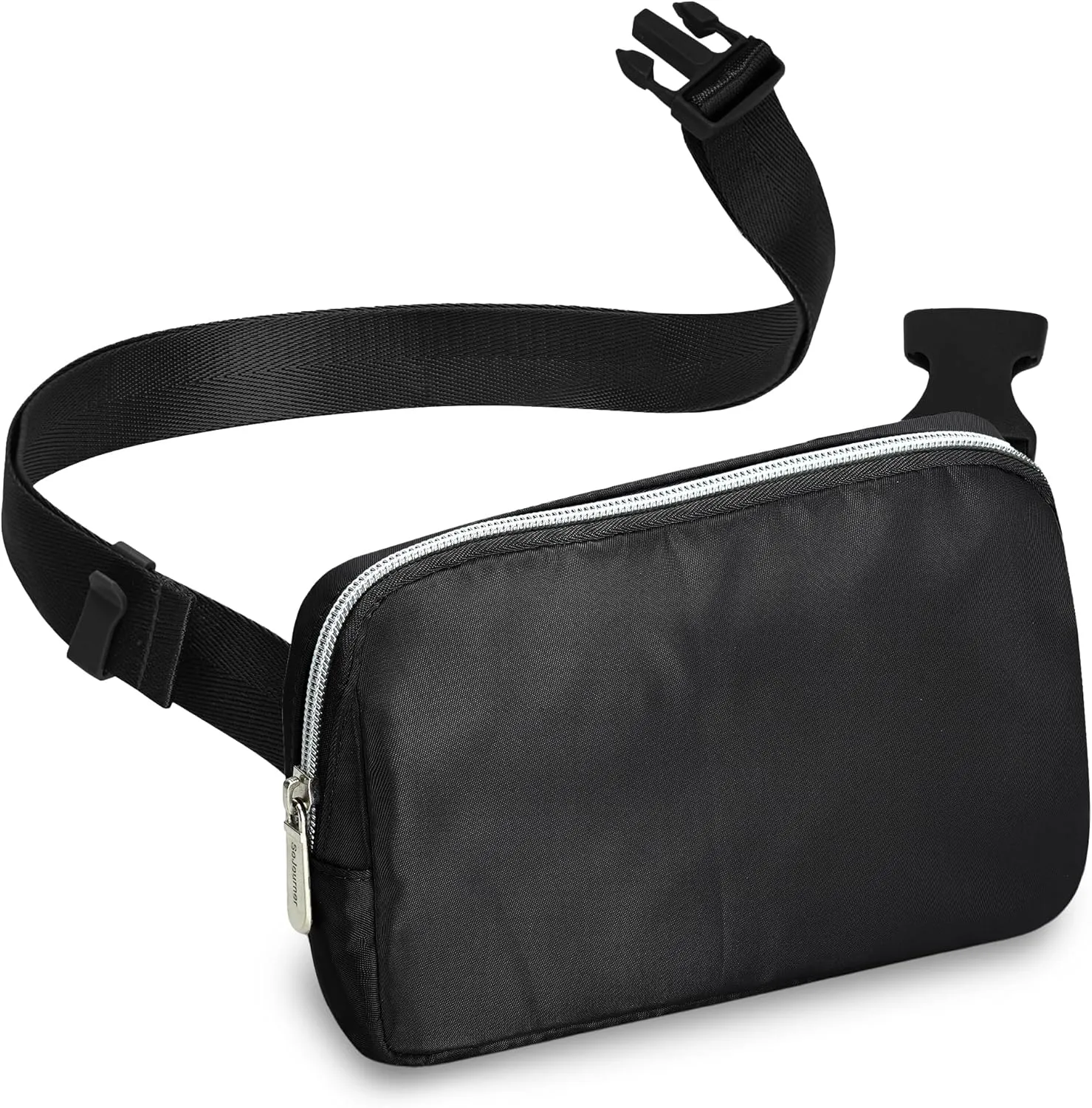 Black Crossbody Belt Bag for Women  Stylish Fanny Pack, Functional and Fashion Waist Packs for Travel, Festivals, and Everyday Use