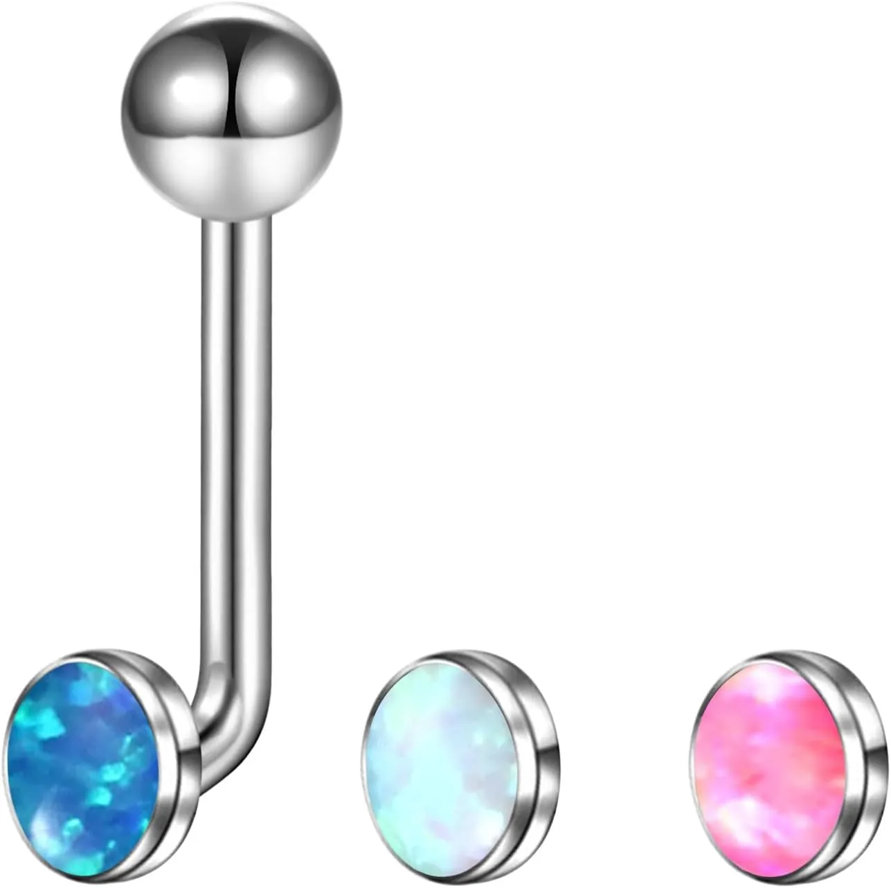 BLZ 14G Titanium Christina Vertical Hood VCH Piercing Jewelry Barbell VCH Rings Genital Piercing Jewelry 11mm