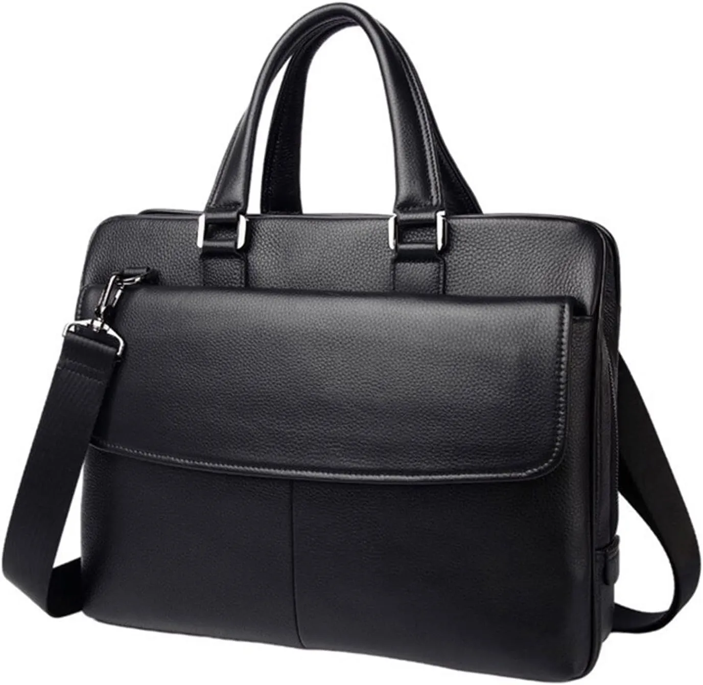 Briefcases for men Leather Men First Layer Cowhide Business Briefcase Multi-functional Messenger Shoulder Men