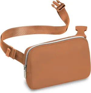 Brown Crossbody Belt Bag for Women  Stylish Fanny Pack, Functional and Fashion Waist Packs for Travel, Festivals, and Everyday Use