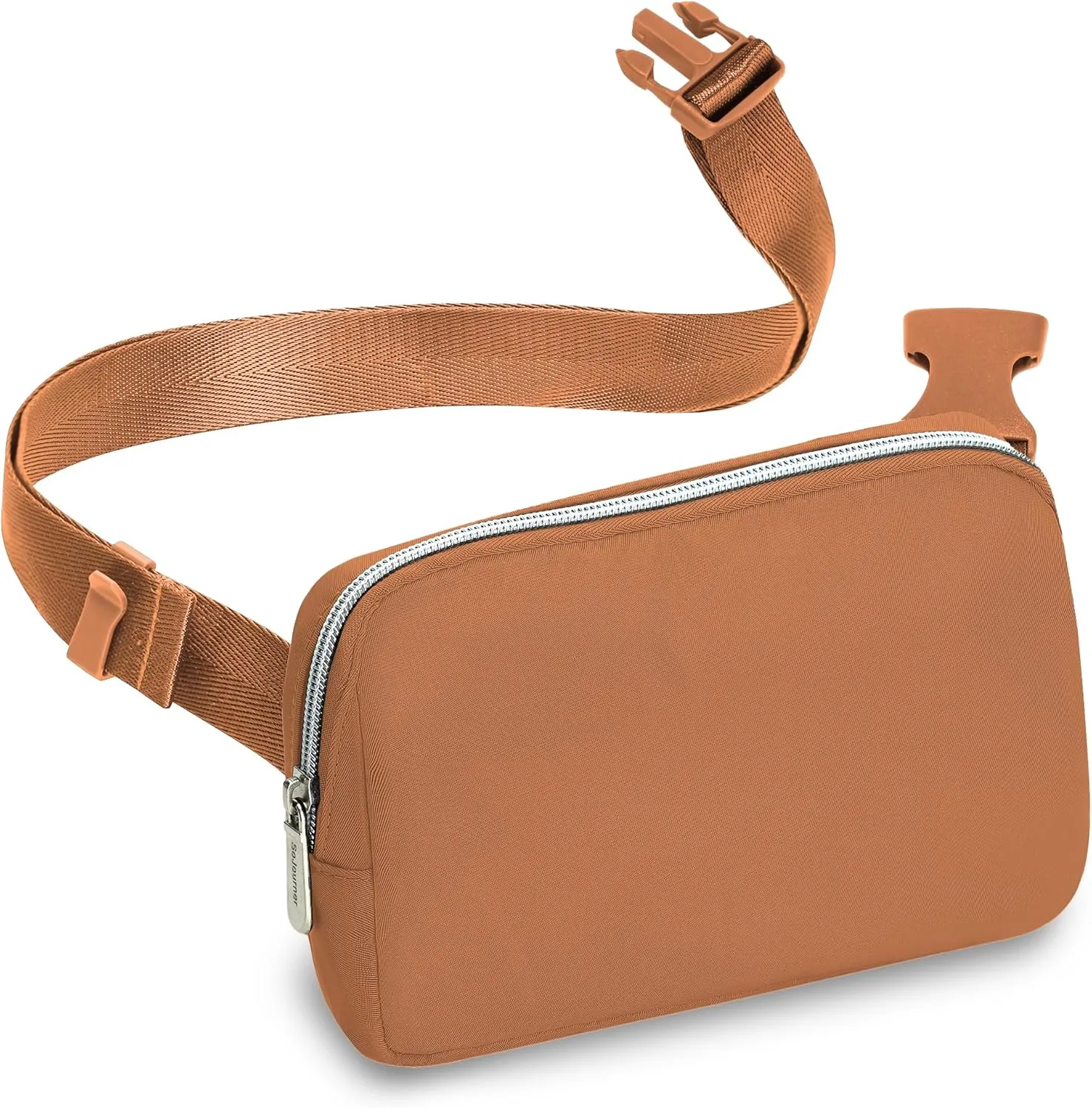Brown Crossbody Belt Bag for Women  Stylish Fanny Pack, Functional and Fashion Waist Packs for Travel, Festivals, and Everyday Use