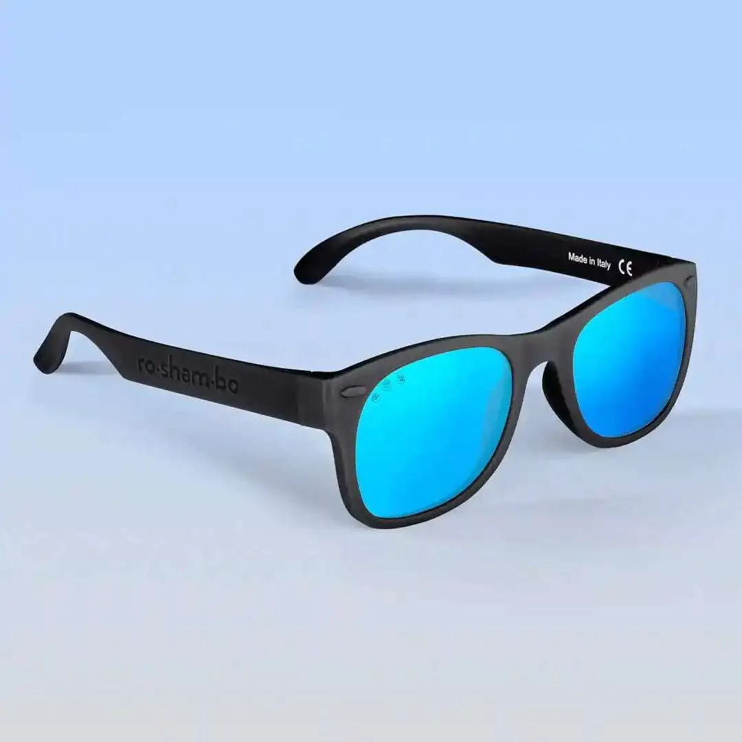 Bueller Black Frame/Blue Mirrored Lens