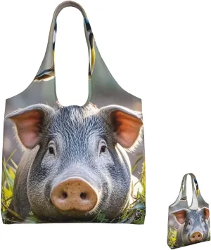 Canvas Tote Bag Reusable Grocery Bags Lightweight Handbag blue and white Tote Bag for Shopping Cloth Bags