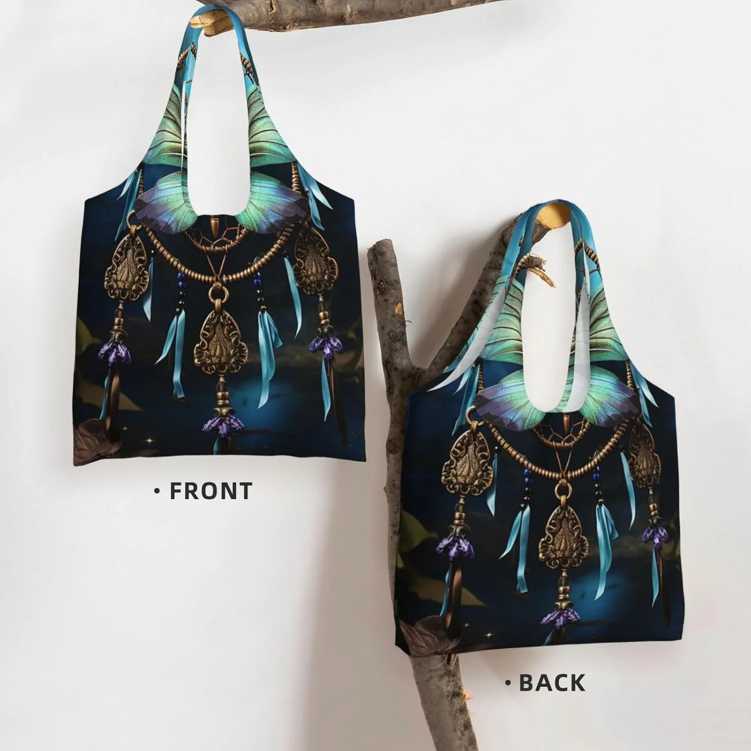 Canvas Tote Bag Reusable Grocery Bags Lightweight Handbag Husky Dog Tote Bag for Shopping Cloth Bags