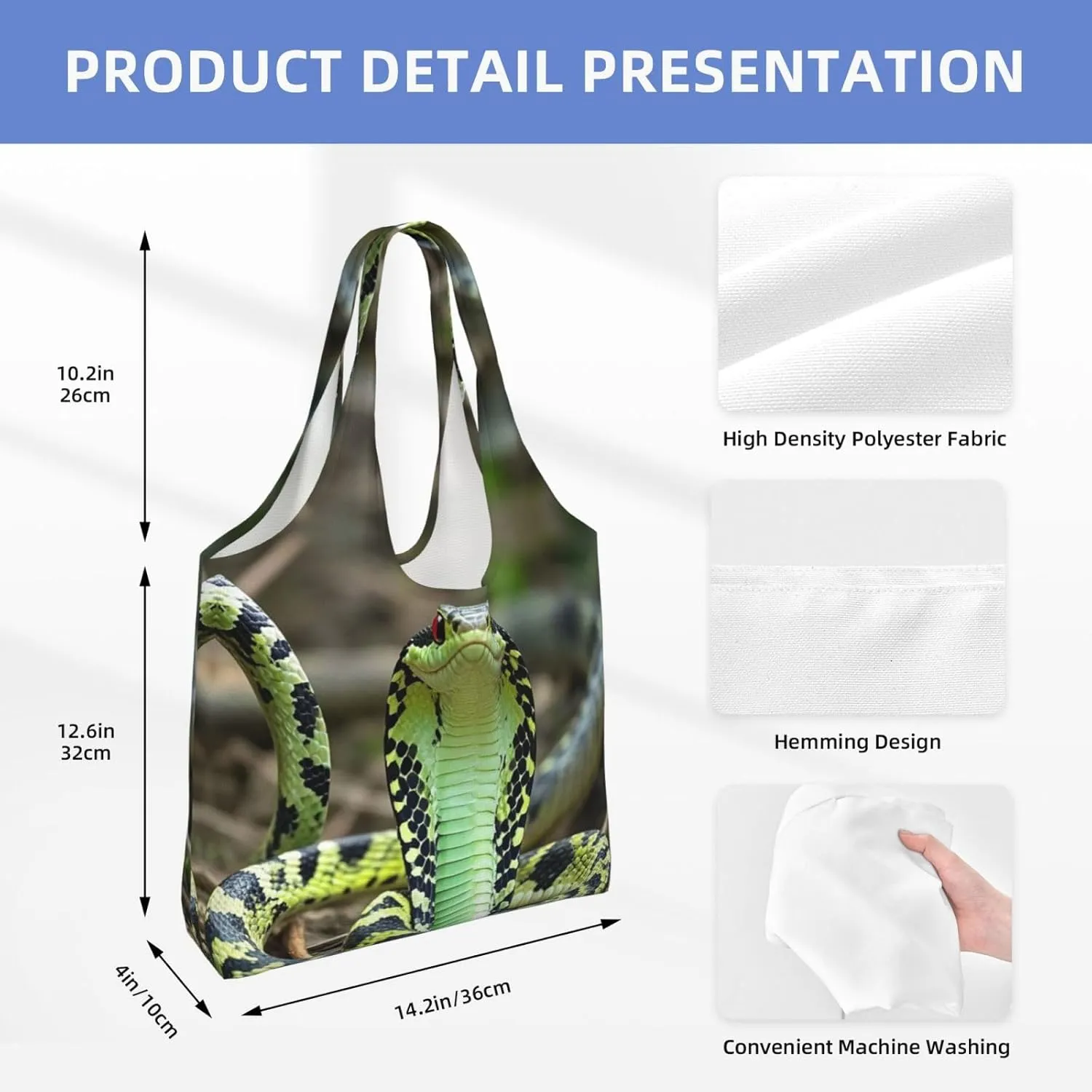 Canvas Tote Bag Reusable Grocery Bags Lightweight Handbag Husky Dog Tote Bag for Shopping Cloth Bags