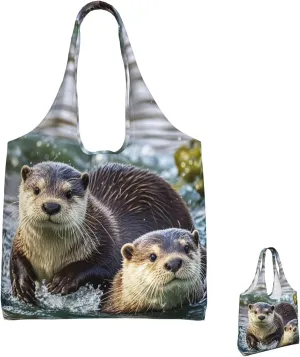 Canvas Tote Bag Reusable Grocery Bags Lightweight Handbag Teal Glitter Tote Bag for Shopping Cloth Bags