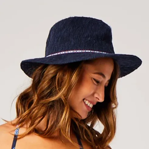 Capistrano Crushable Hat - Navy