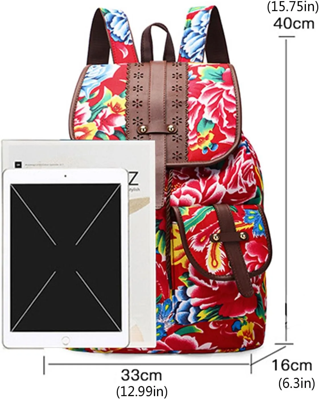Casual Daily Daypack Purse for Women Transparent Practical Large Capacity Zipper Backpacks Womens Work Backpack