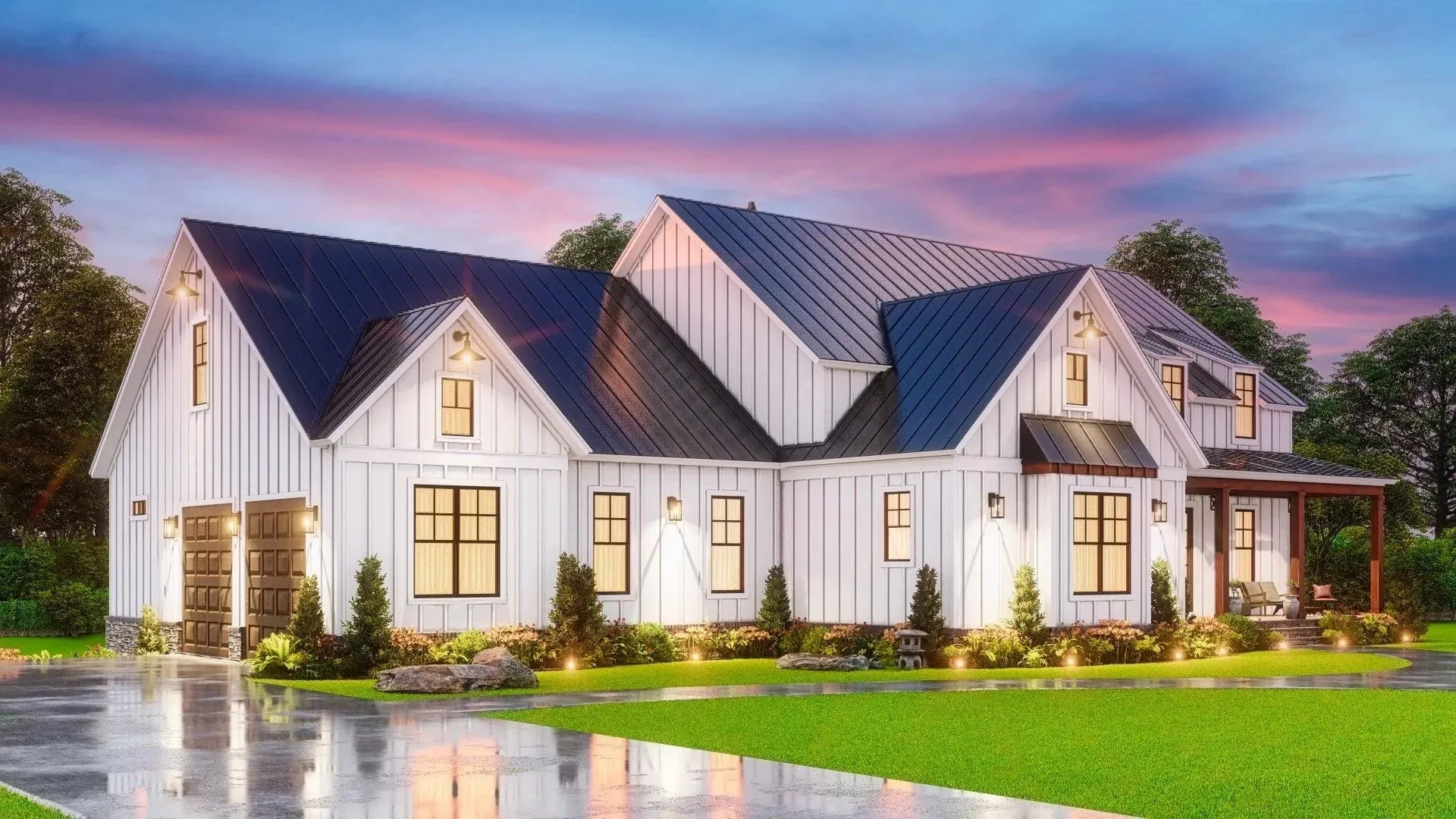 Charming farmhouse with spacious layout, inviting porches, and modern amenities.