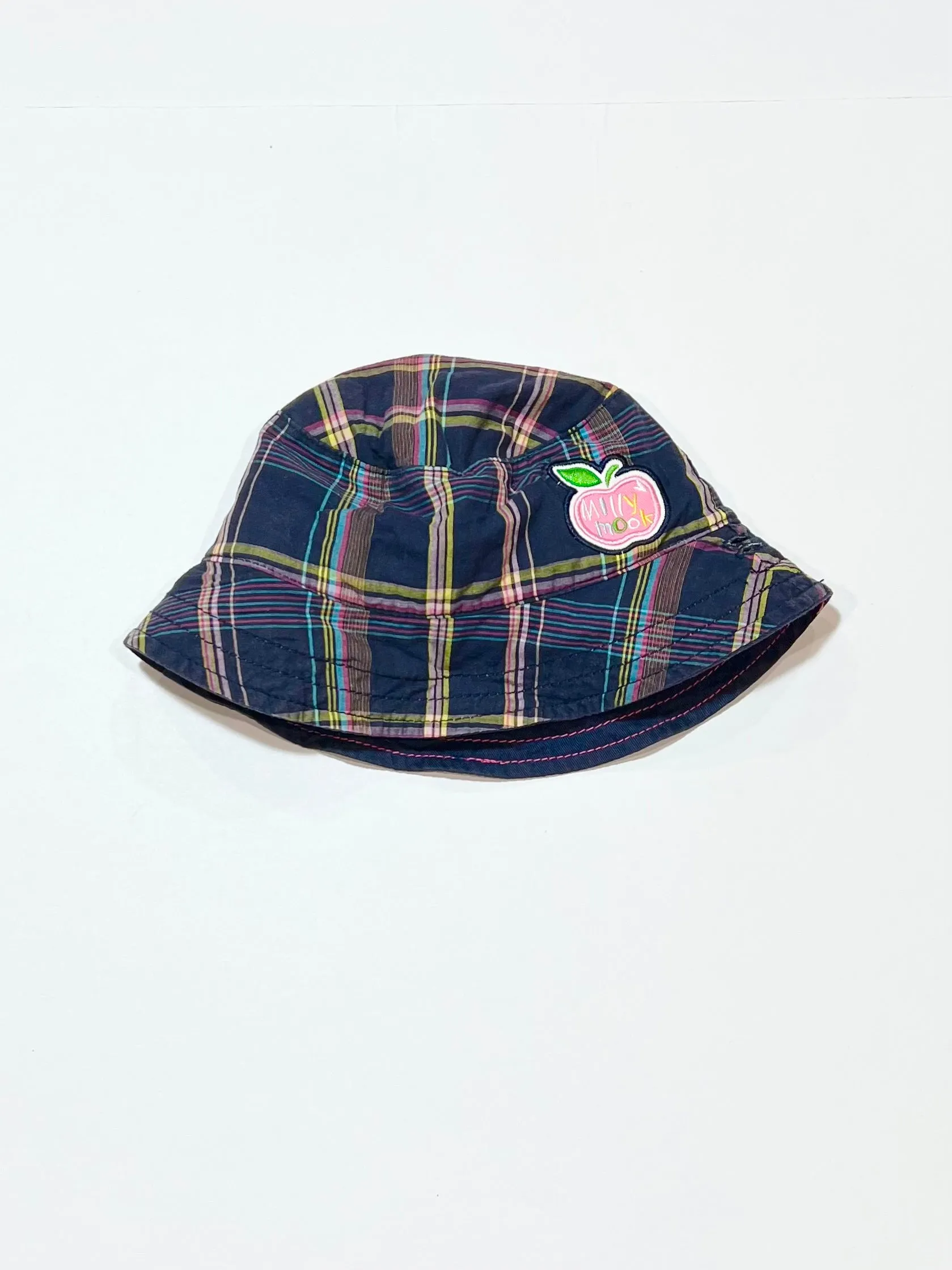 Checkered sun hat - Size 1-3 years