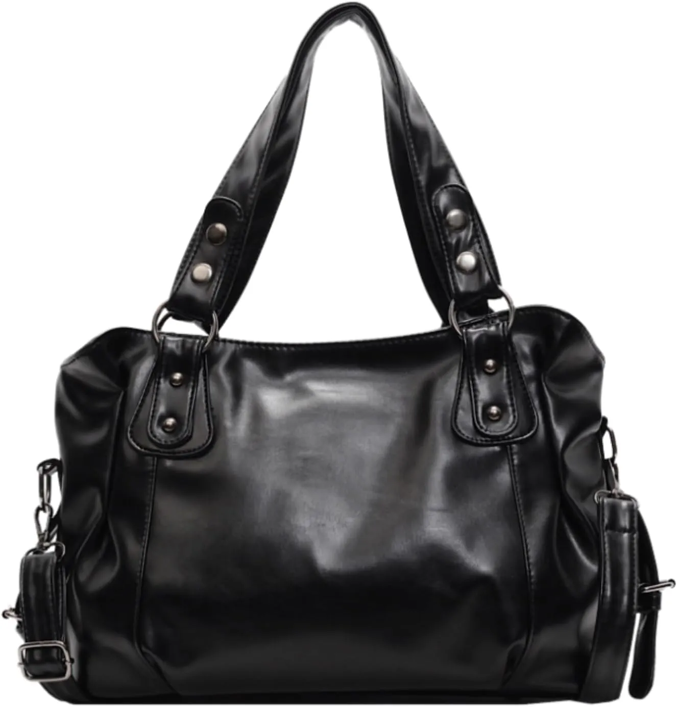 City Bowling Bags Trendy Y2k Streetwear Women's Leather Tote Bag Preppy Cute Purse
