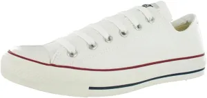Converse Men's 8 UK, White Canvas, 8 Women/6 Men