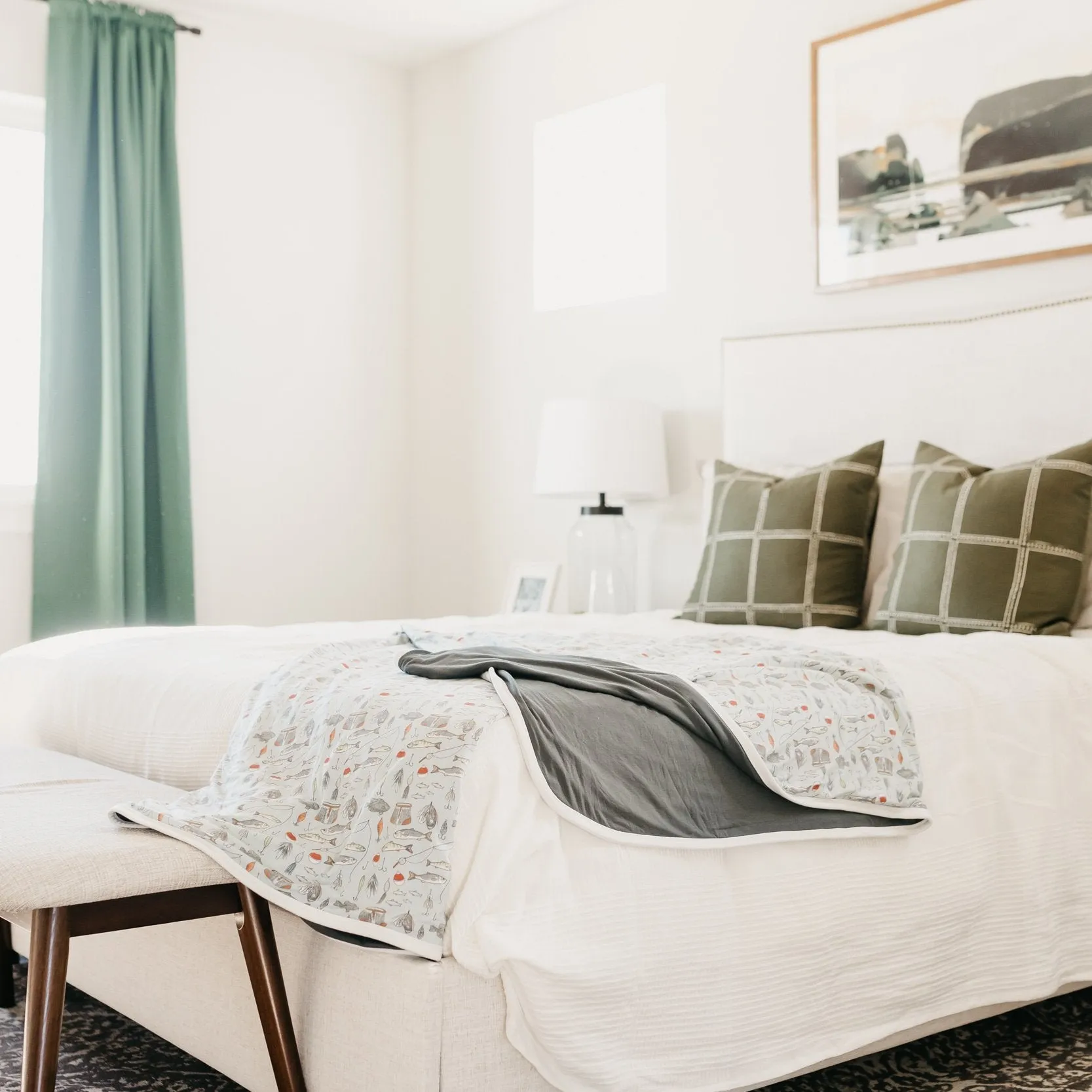 Copper Pearl Three-Layer Jumbo Quilt | Trout