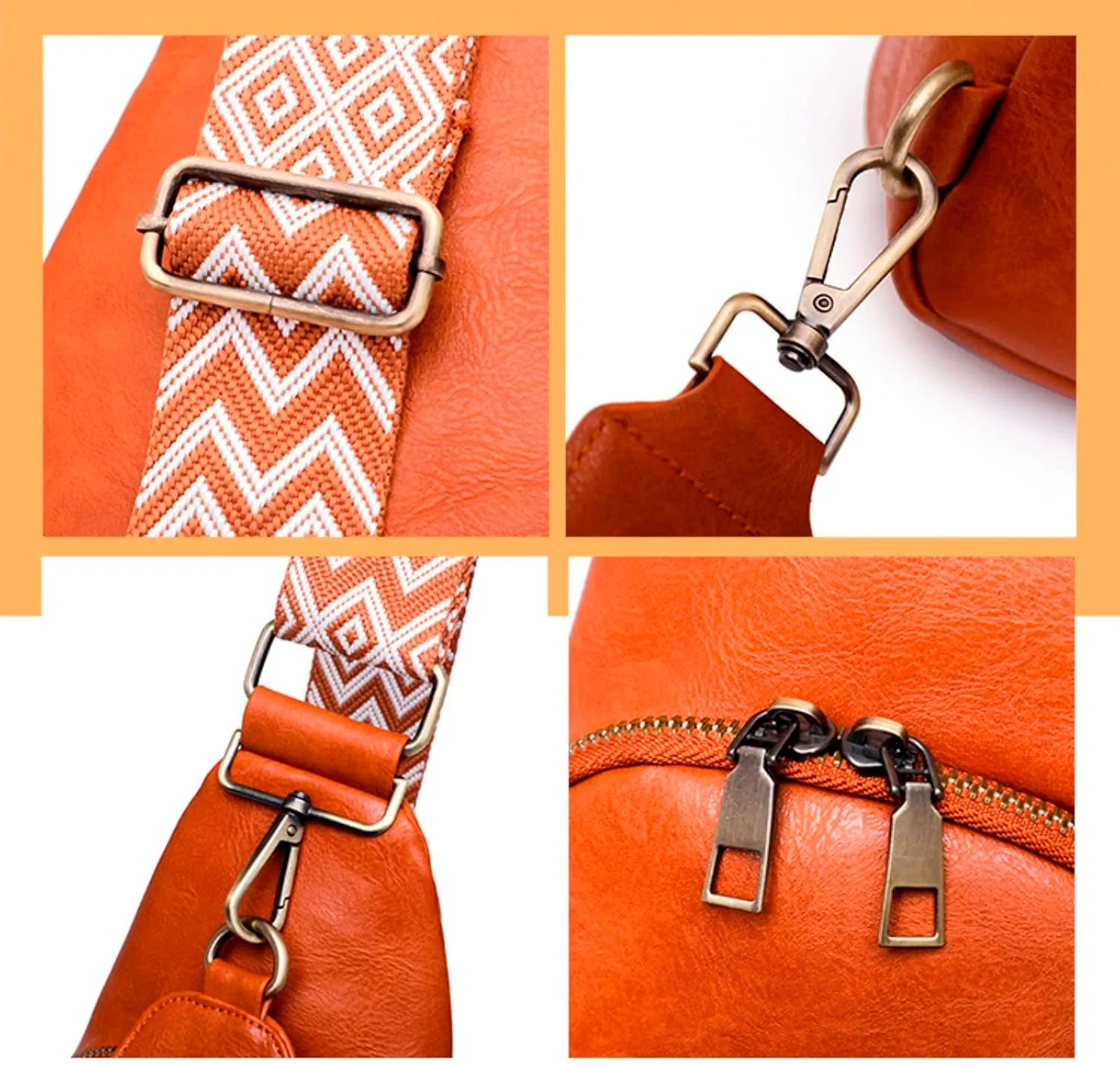 Crossbody Small Sling Backpack for Women Men Cross Body Shoulder Bags with Keyholder Stylish Versatile Bag