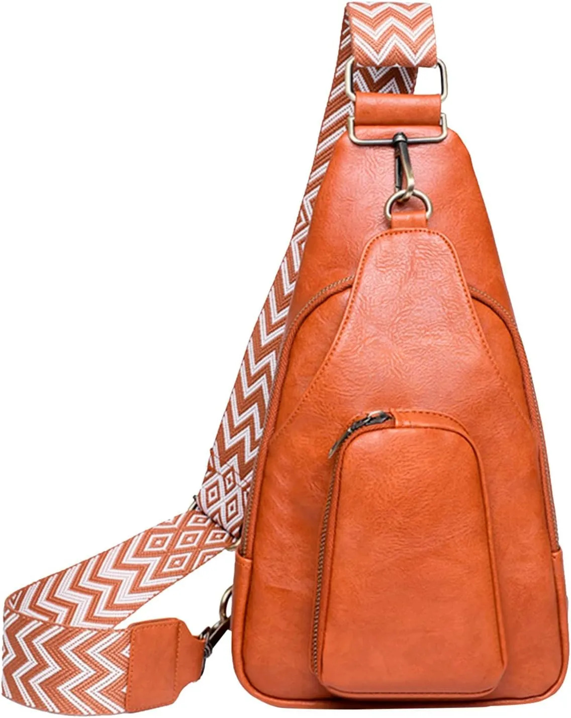 Crossbody Small Sling Backpack for Women Men Cross Body Shoulder Bags with Keyholder Stylish Versatile Bag