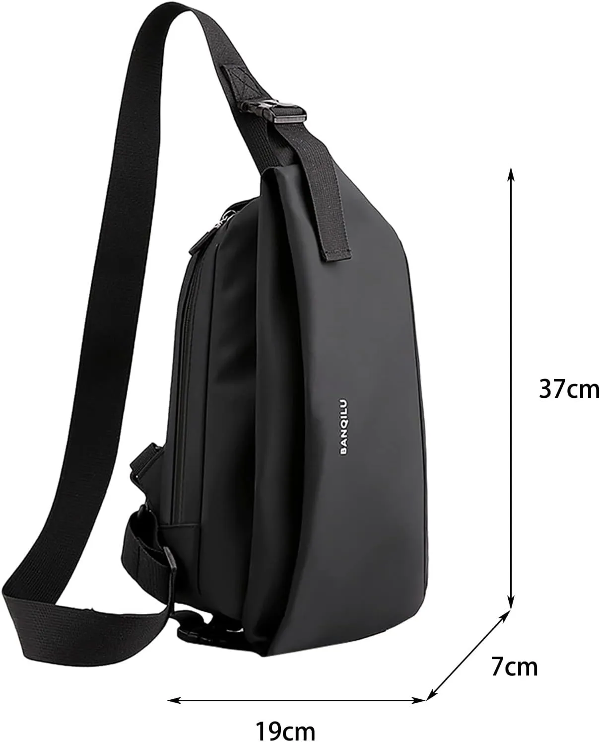 Daypack Day Pack for Man Woman 2025 New Men's Light Casual One Shoulder Fashion Vertical Zip Crossbody Bag