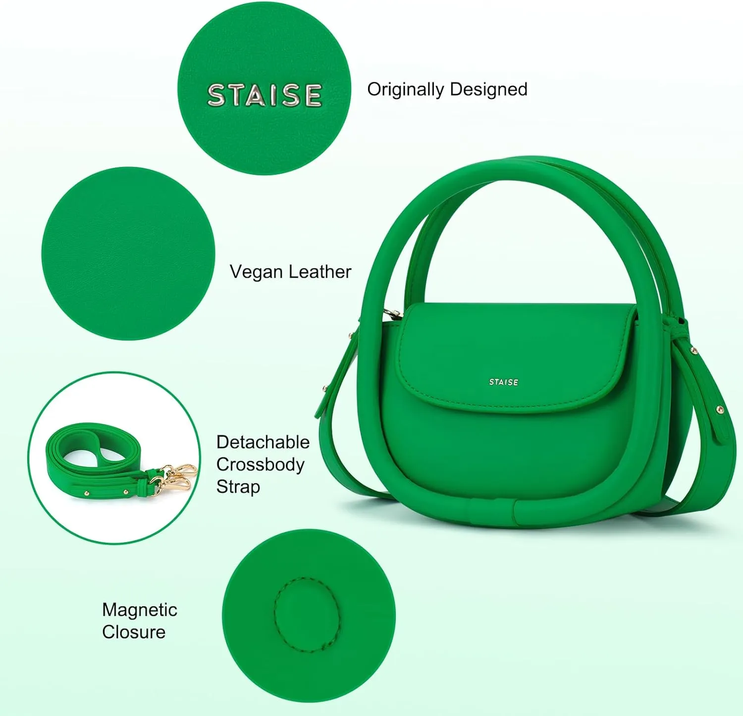 Designer Top Handle Shoulder Bags for Women, Trendy Mini Crossbody Purses, Womens Leather Handbags with Straps