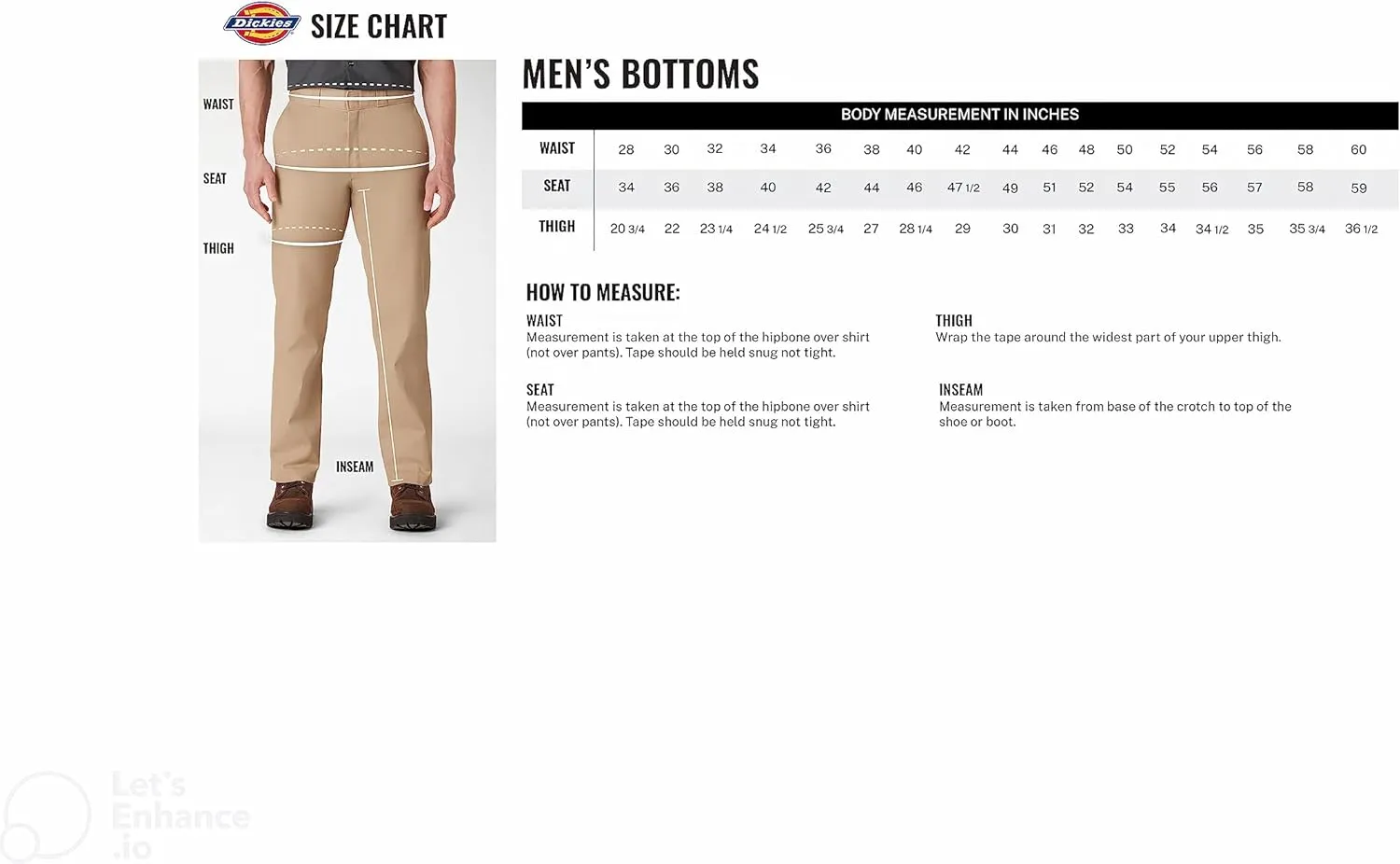 Dickies Men's Relaxed Fit Straight-Leg Duck Carpenter Jean