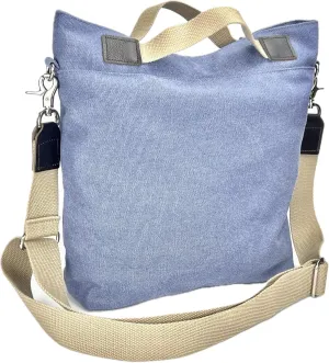 DuraStyle Canvas Crossbody Bag, Messenger, Hobo, Versatile, Zipper at Opening