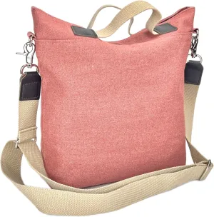 DuraStyle Canvas Crossbody Bag, Messenger, Hobo, Versatile, Zipper at Opening