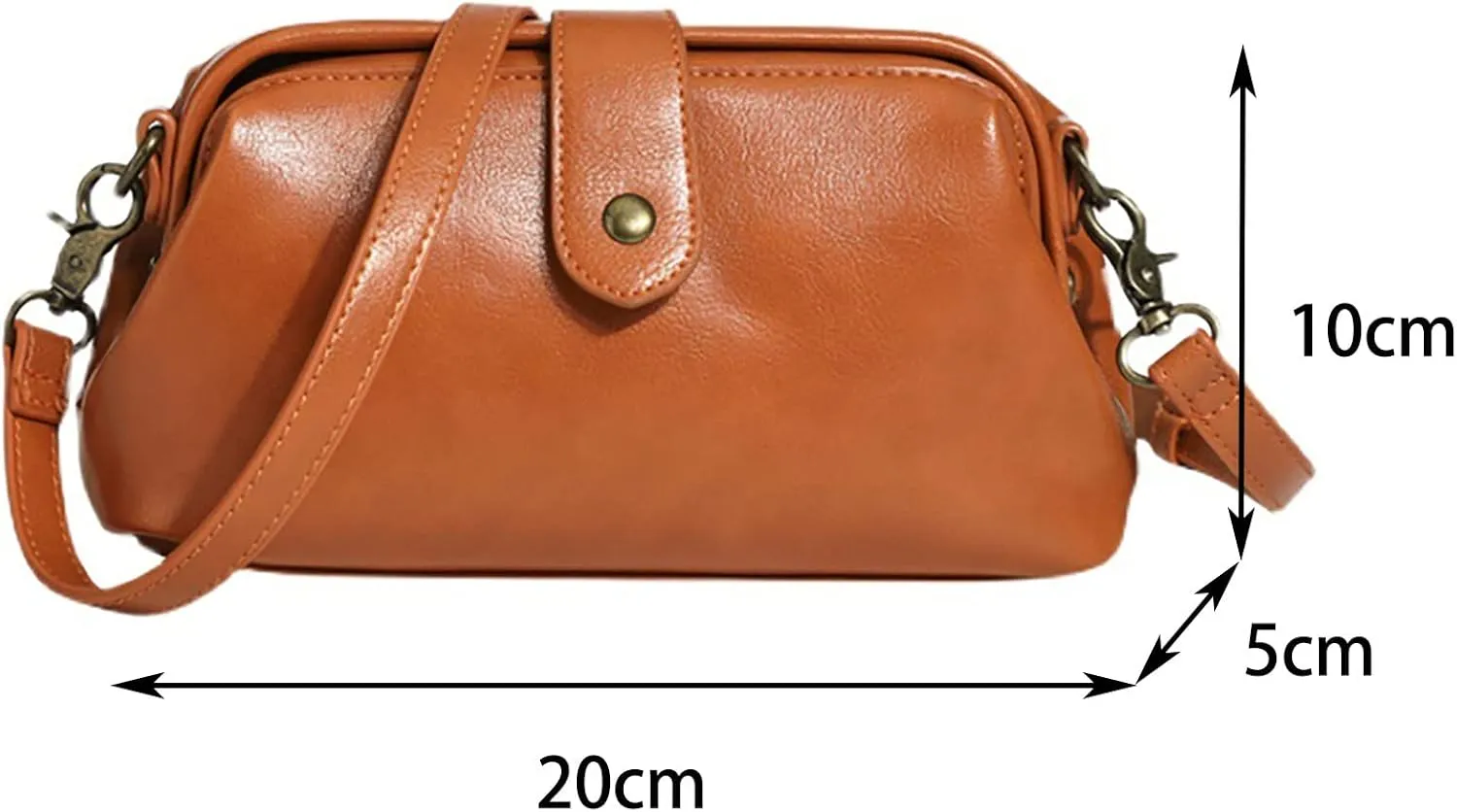 Elegant Purses for Women Cute Hobo Tote Handbags Mini Clutch Purses with Zipper Closure Travel Bag with Zipper(Brown)