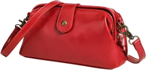 Elegant Purses for Women Cute Hobo Tote Handbags Mini Clutch Purses with Zipper Closure Travel Bag with Zipper(Red)