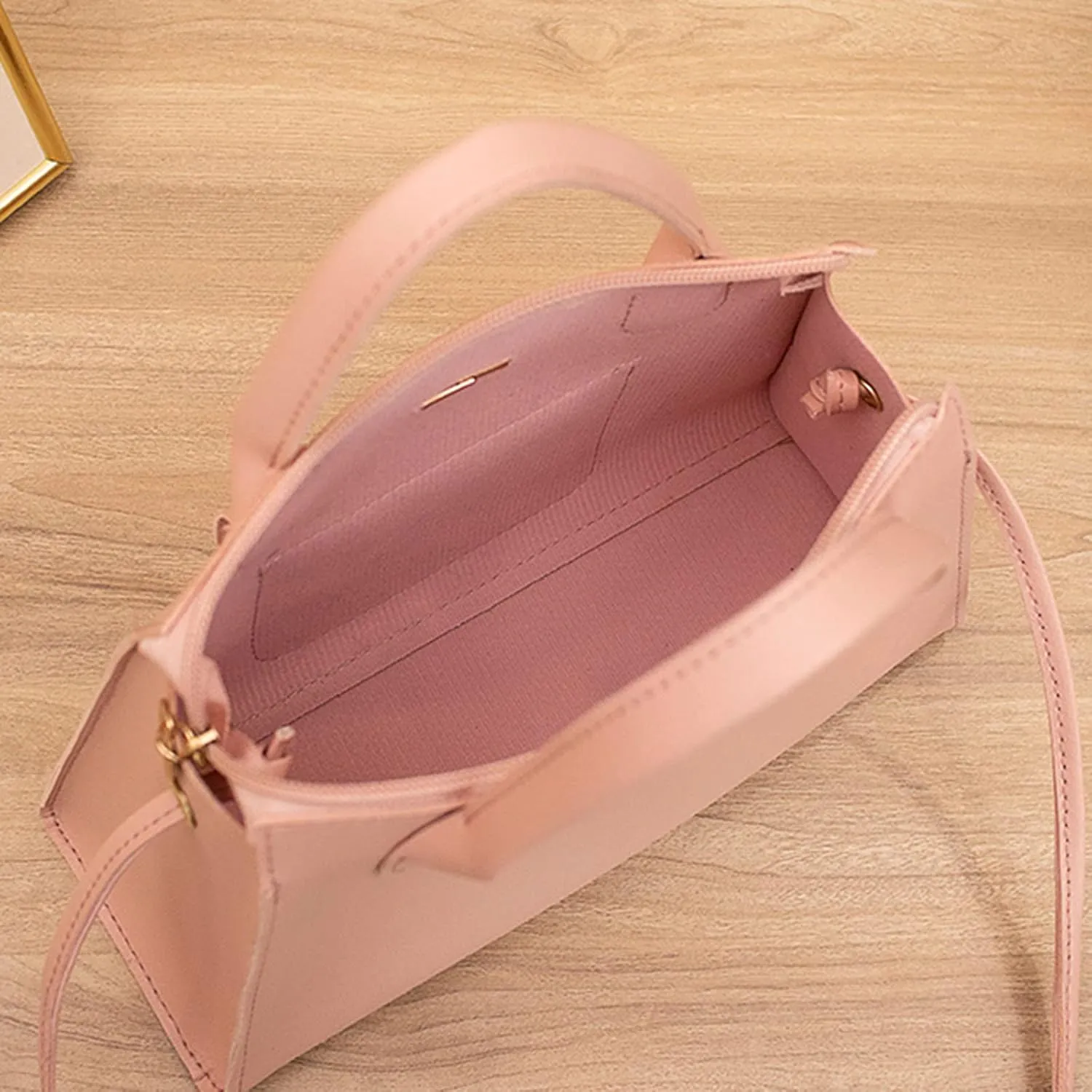 Elegant Tote Handbag for Women - Ladies Purse Satchel Shoulder Bag - Underarm Leather Dumplings Bag