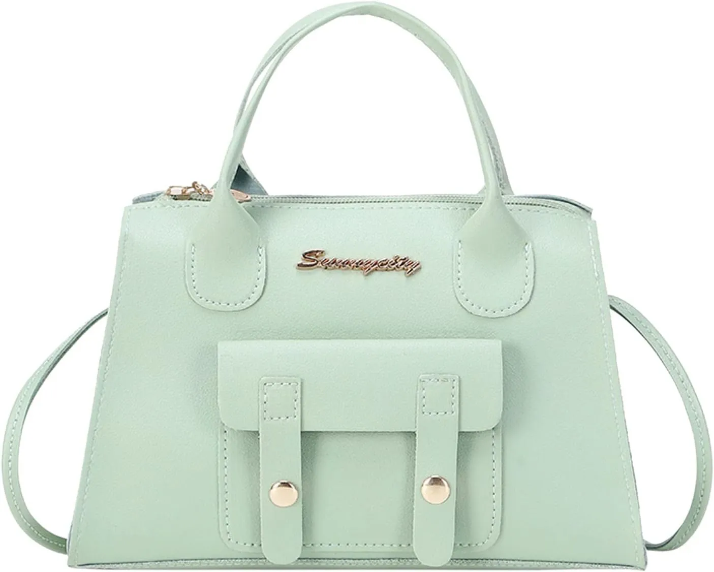 Elegant Tote Handbag for Women - Ladies Purse Satchel Shoulder Bag - Underarm Leather Dumplings Bag